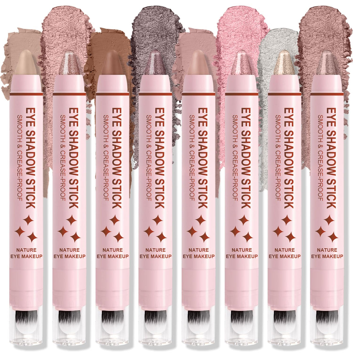 GADMLURY stylo ombre yeux 8 couleurs brillant scintillant pour un regard polyvalent.