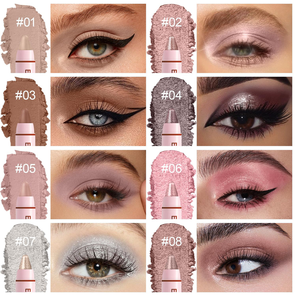 GADMLURY ombre yeux-stick fini mat et nacré, estompe facile.