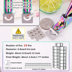GA&EN Chameleon calibres magnétiques pour ongles artificiels et ajustement précis
