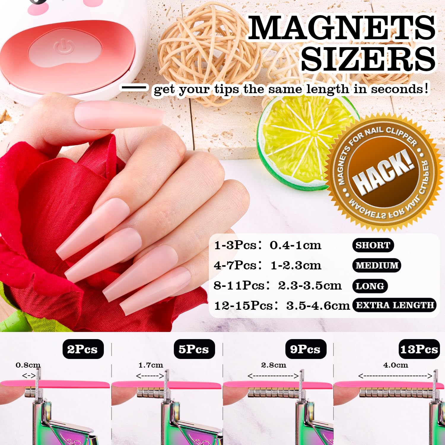 GA&EN lame-tranchante-ongles-acryliques: coupe rapide et précise des ongles artificiels.