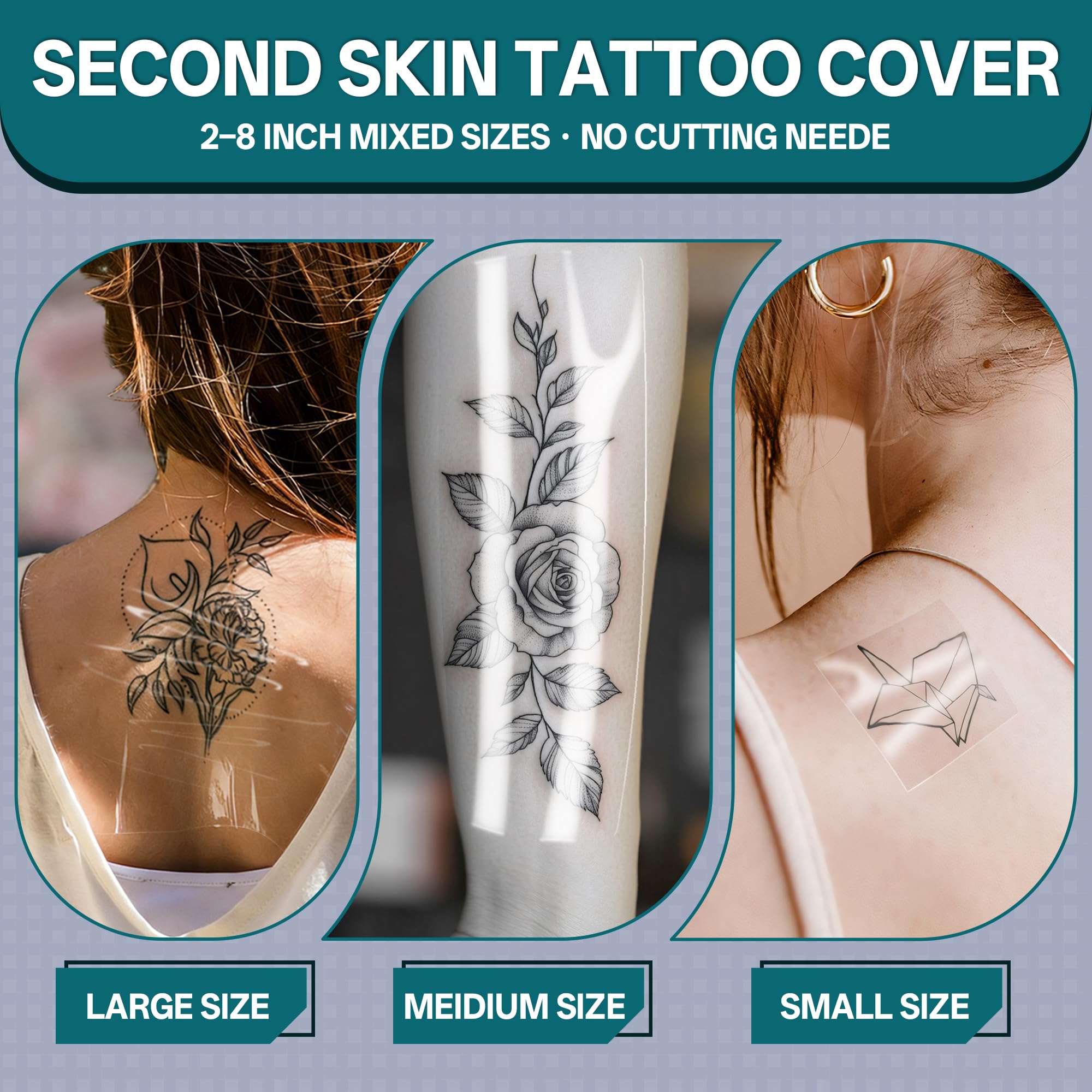 Gagatoad Tattoo Wrap auto-adhesif en action, pose sans bulles.