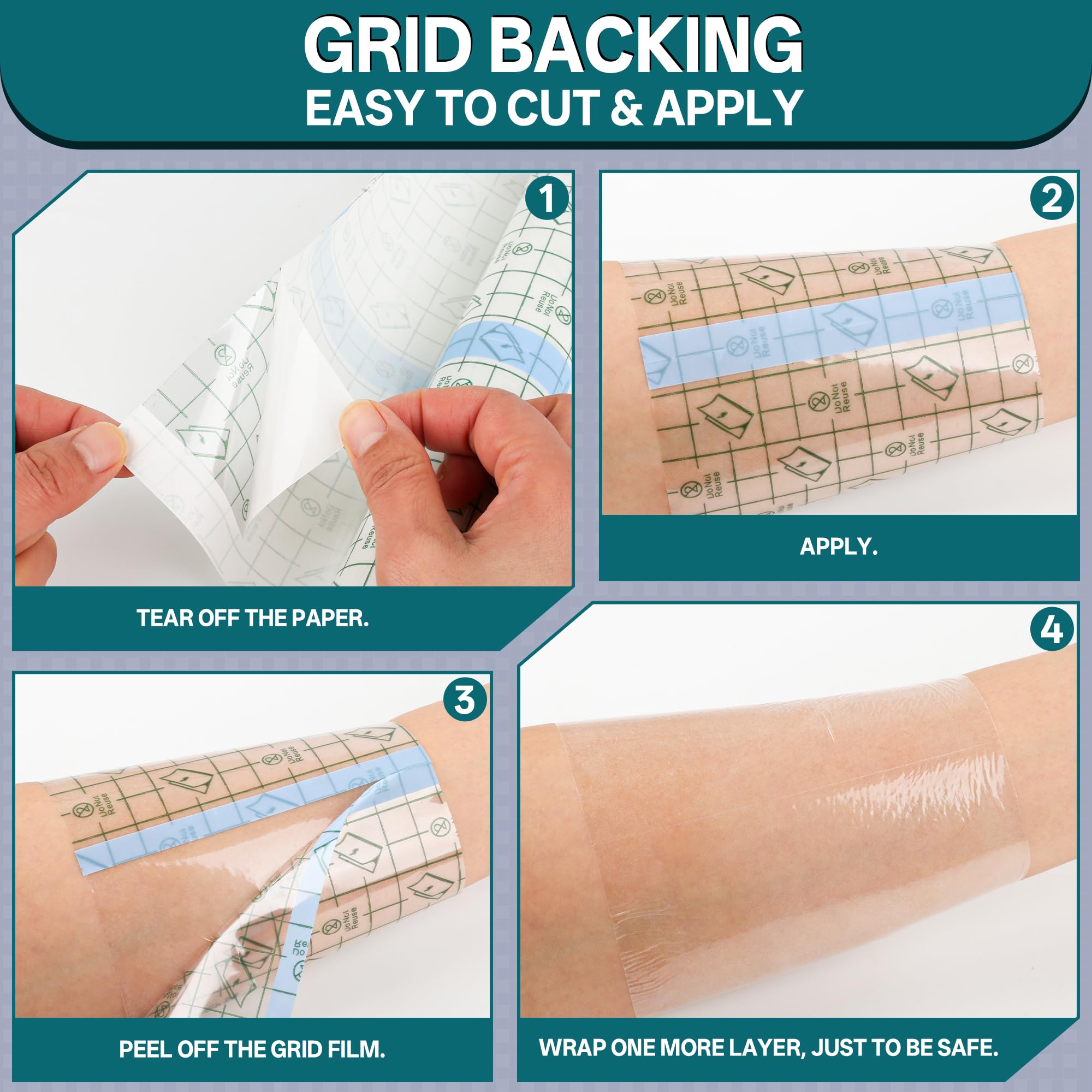 Gagatoad Tattoo Wrap emballage montrant le lot de 10 rouleaux.