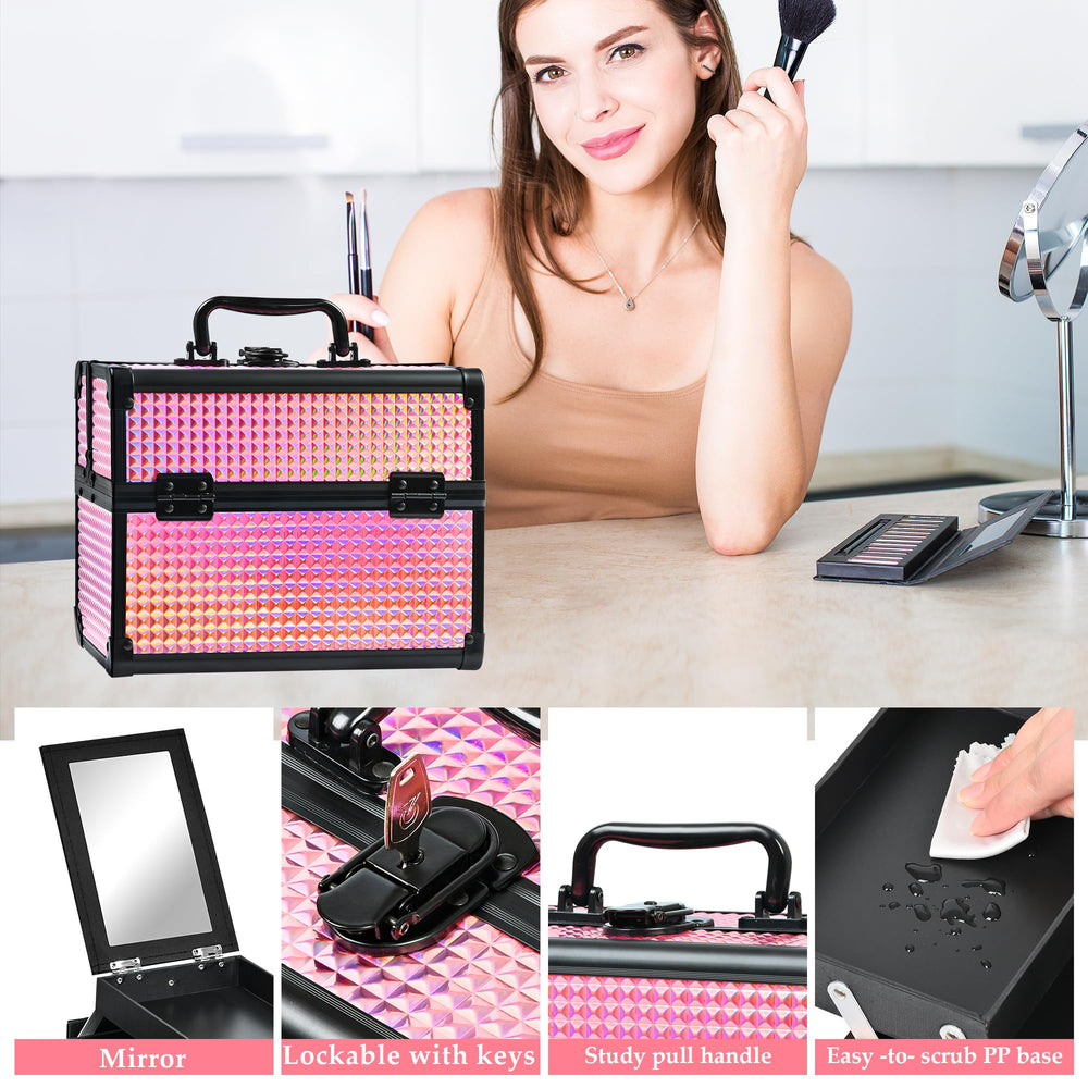 GALHUBIS coffret noir brillant avec options colorées, style et fonctionnalité.