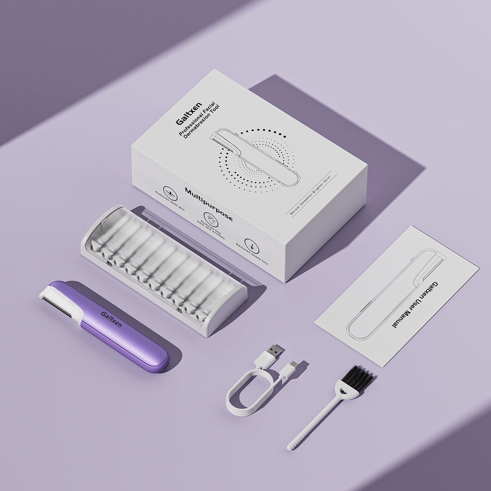 Coffret inclus avec lames supplémentaires et emballage pratique.
