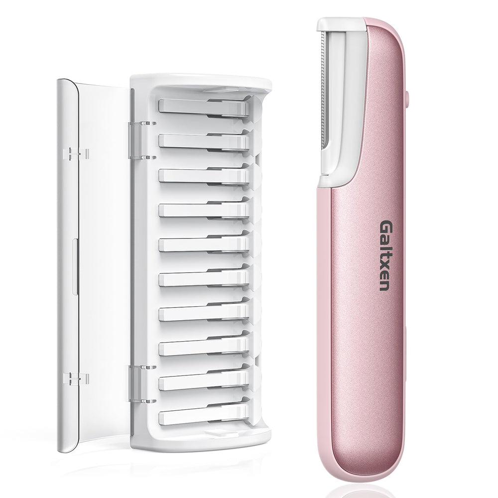 Galtxen outil dermaplanage avec éclairage intégré, précision visage.