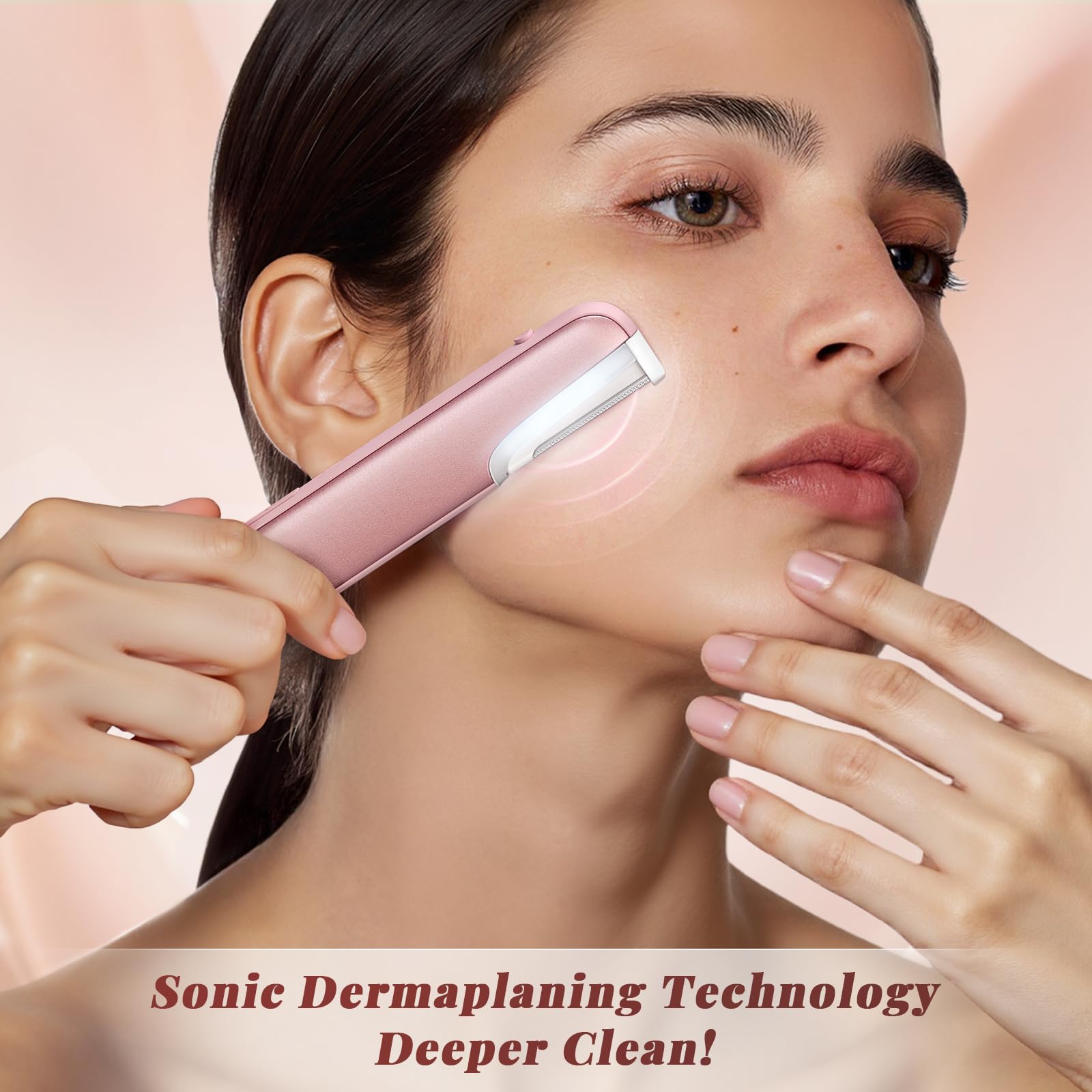 Galtxen outil dermaplanage sans fil, batterie rechargeable longue durée.