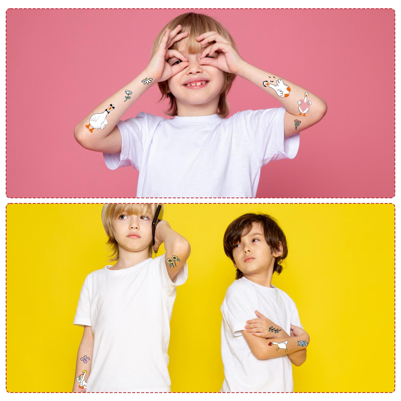 Qualité élevée des tatouages Gameza – lots suffisants pour activités et récompenses