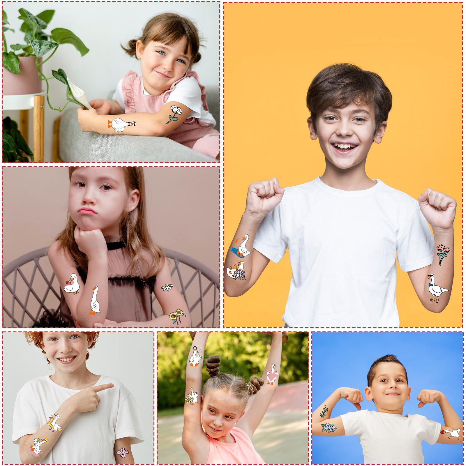 Variétés 3 designs par feuille Gameza – surprise mignonne pour garçons et filles