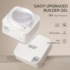 Applicateur-brosse GAOY pour une application précise du gel builder