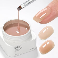 GAOY base-builder coloree et pinceau inclus pour une application pratique a domicile.