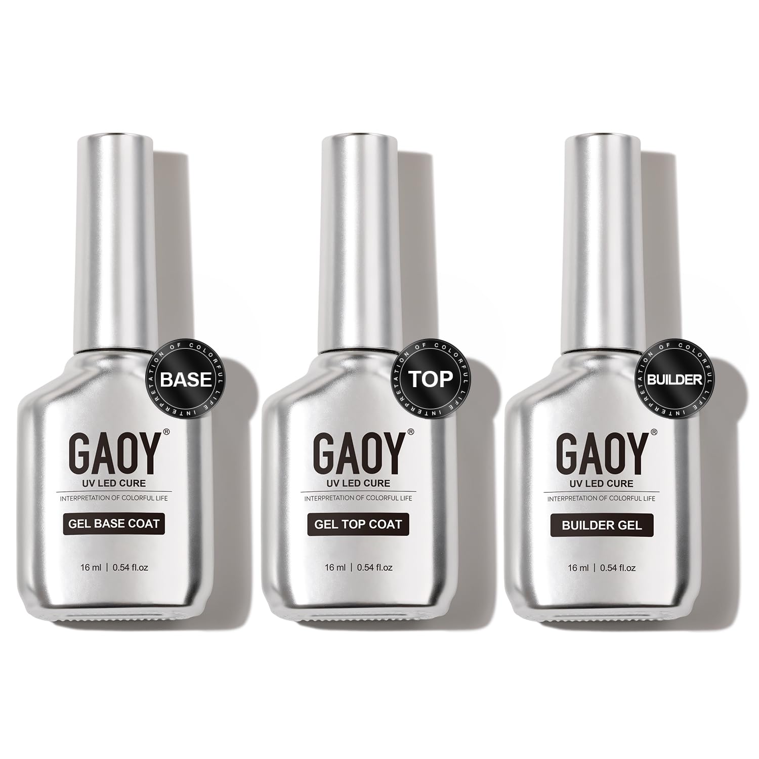 GAOY couche de base 16ml, application lisse prête pour la couleur
