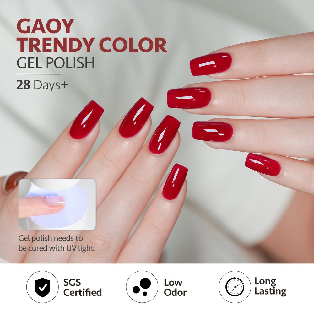 GAOY base-couche vernis gel, meilleure adhérence et tenue prolongée.