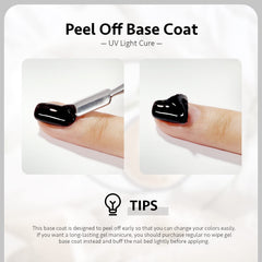 GAOY base gel pelable durcissement UV en 60 secondes
