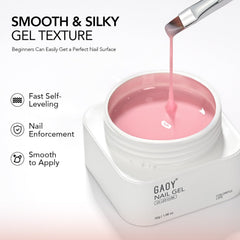 GAOY base rose pale nacre pour un rendu naturel et durable