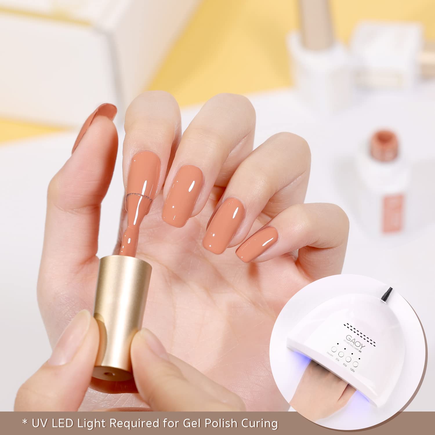 GAOY base vernis gel, base adherente pour une pose durable