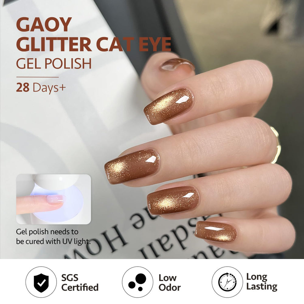 GAOY flacon vernis gel 7,3 ml, ensemble professionnel à domicile.