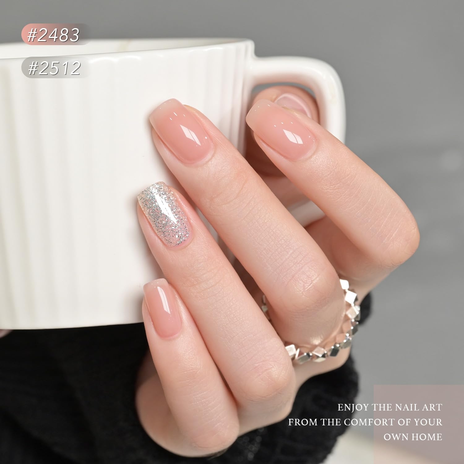 GAOY bouteilles-vernis-gel 6,5 ml faciles à doser