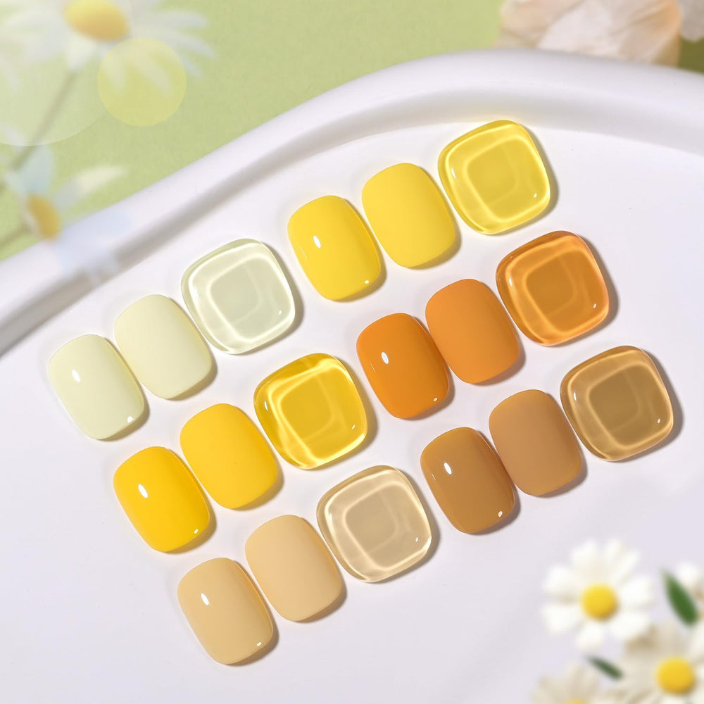 GAOY Flacons vernis gel 7,3 ml pour les six coloris du set