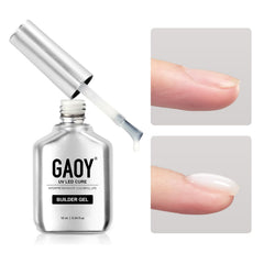 GAOY Builder Gel bouteille 16 ml pour une manucure durable à domicile.