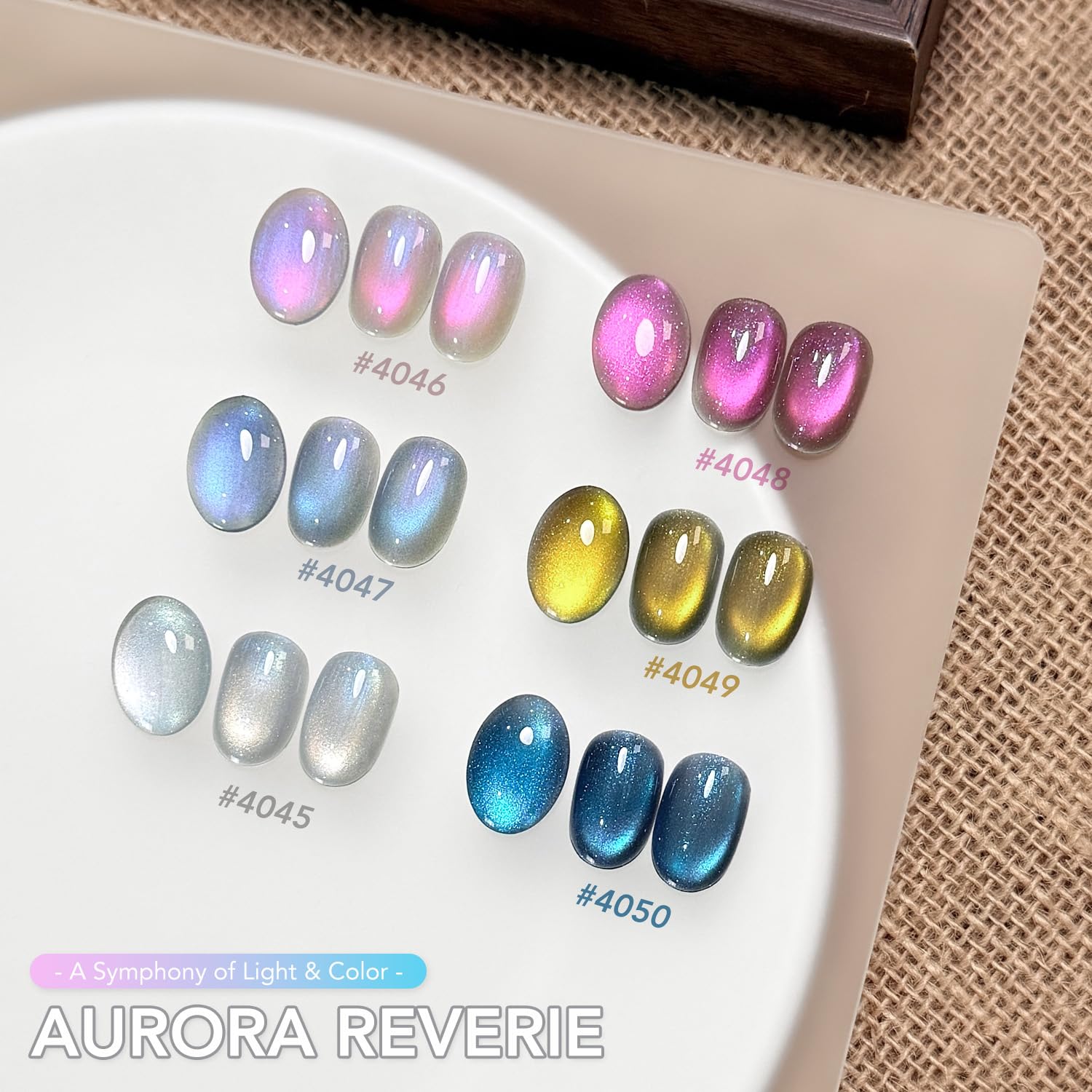 GAOY Cat Eye Gel argent: teinte scintillante pour un look glamour durable.