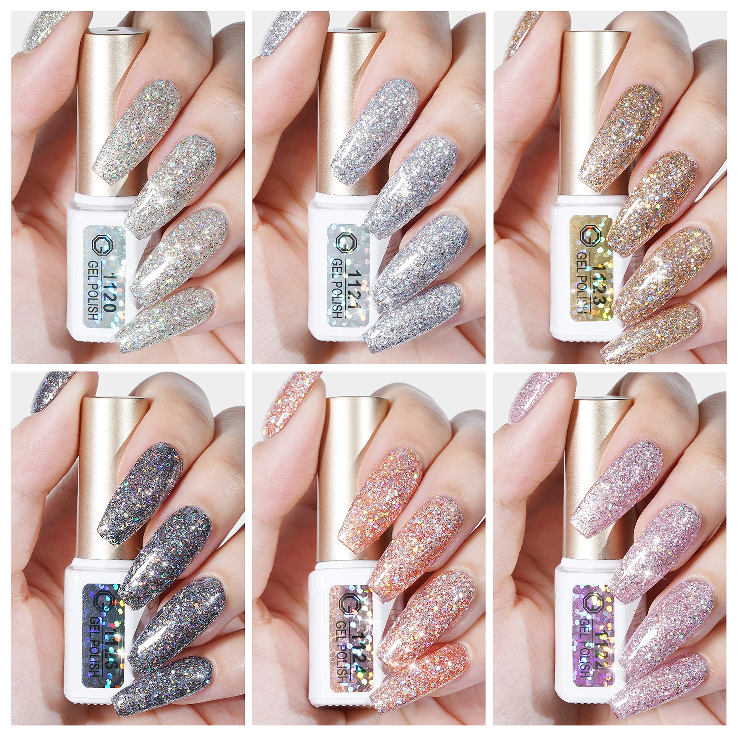 GAOY Chrome Platinum Glitter préparation des ongles, buff léger pour prévenir le décollement.