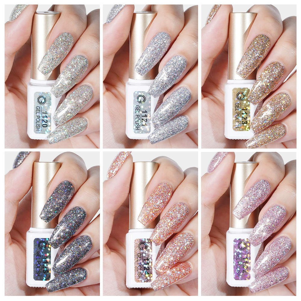 GAOY Chrome Platinum Glitter préparation des ongles, buff léger pour prévenir le décollement.