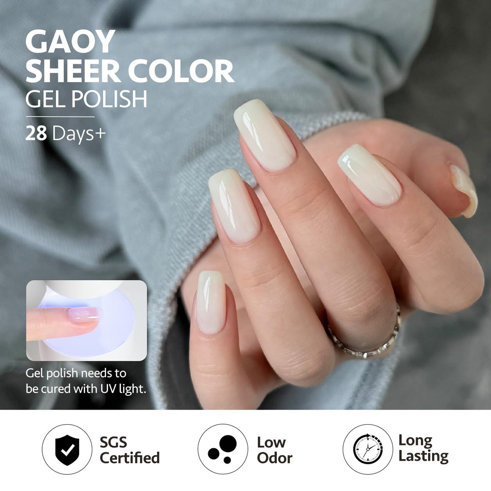 GAOY Coastal Breeze sandy nude shade for versatile everyday wear.