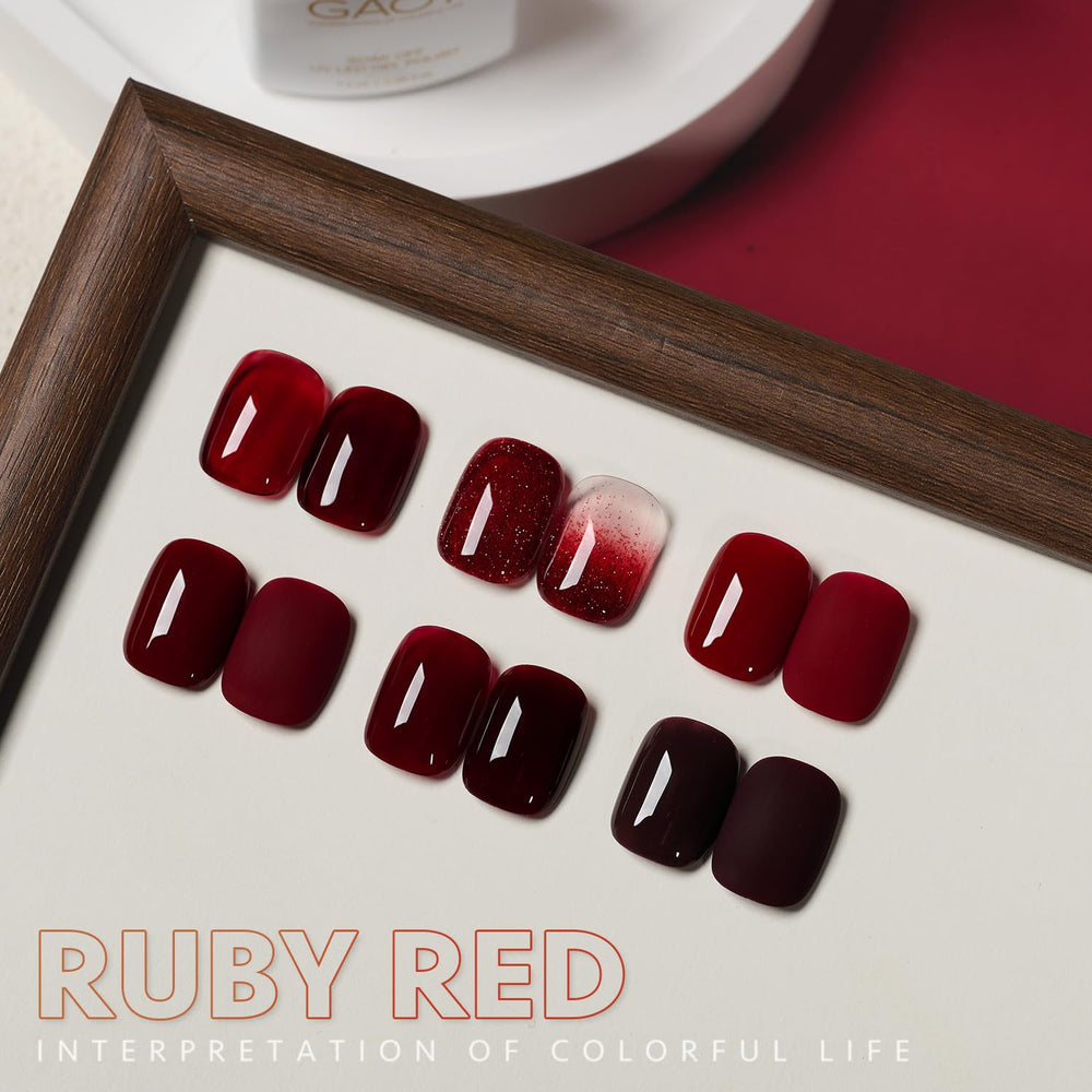 GAOY coffret 6 couleurs: ensemble polyvalent pour art des ongles