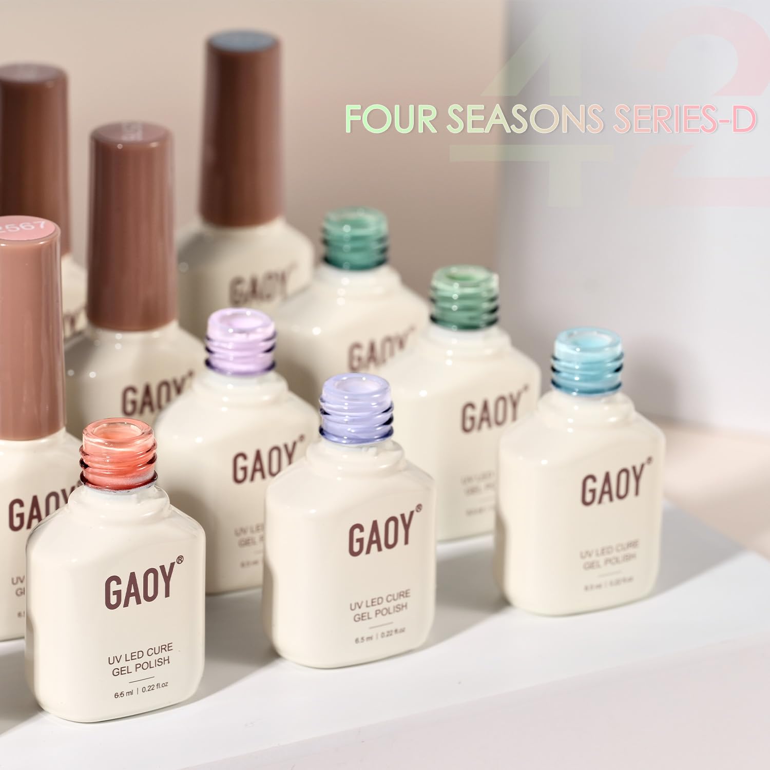 GAOY coffret-kit-vernis-gel, coffret complet pour salon et usage à domicile.