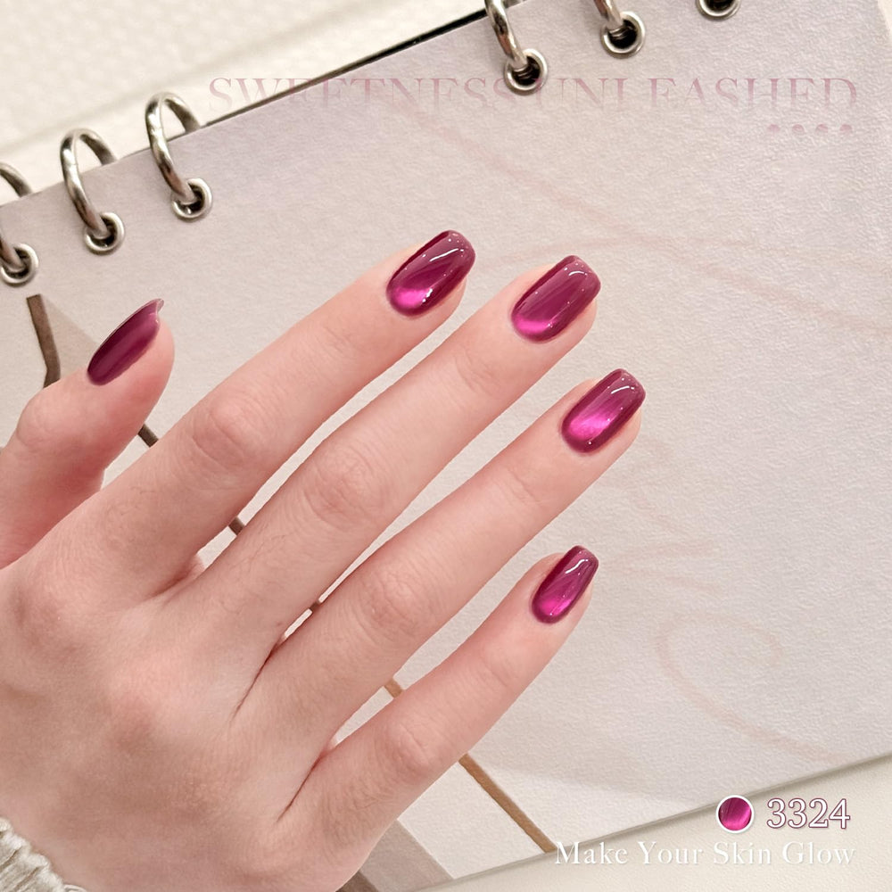 GAOY coffret élégant montrant les 6 flacons et l aimant Cat Eye.