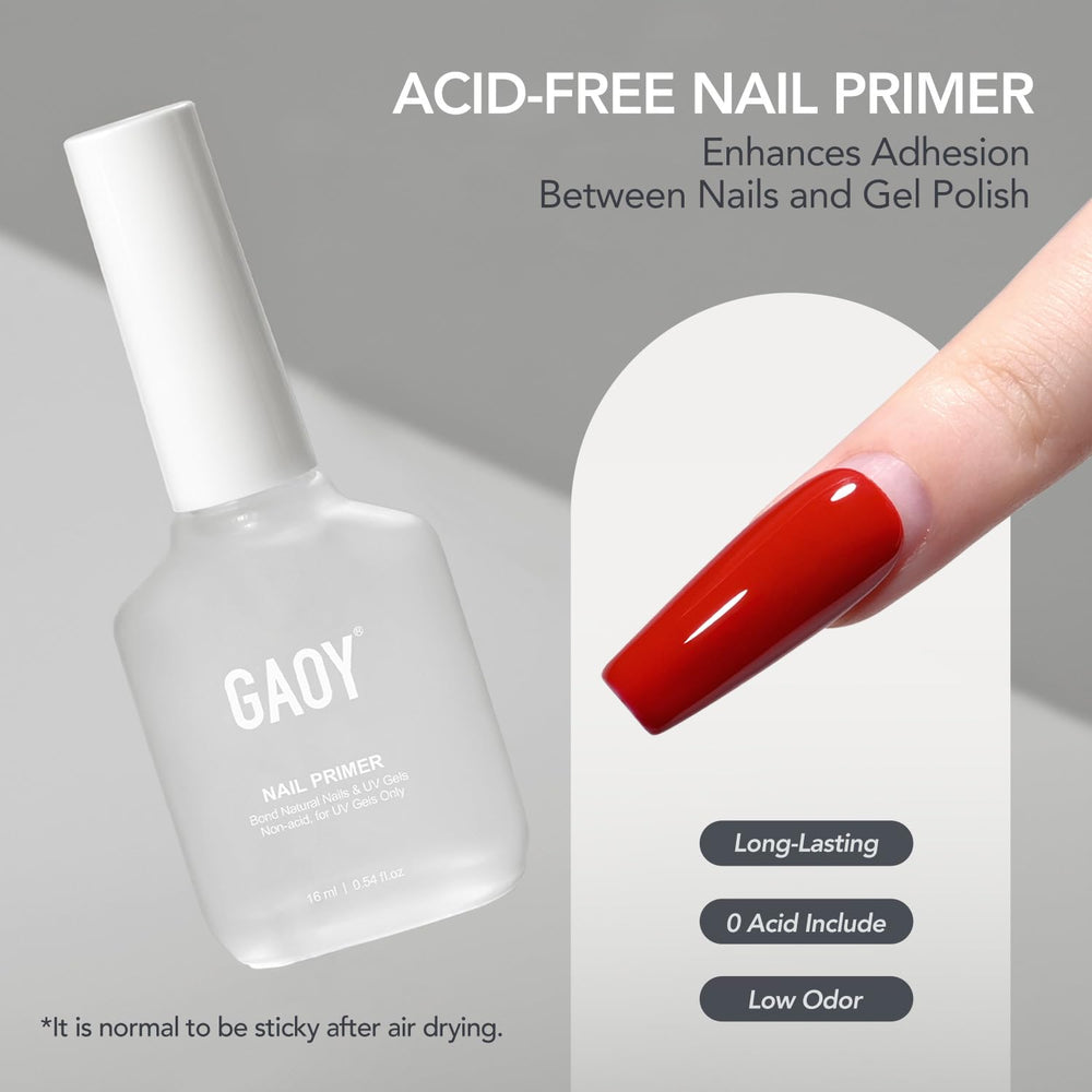 GAOY couche-base vernis gel, base lisse et uniforme