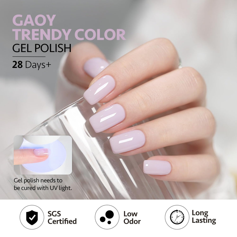GAOY couche-de-base-brillante, base solide pour une tenue longue durée.