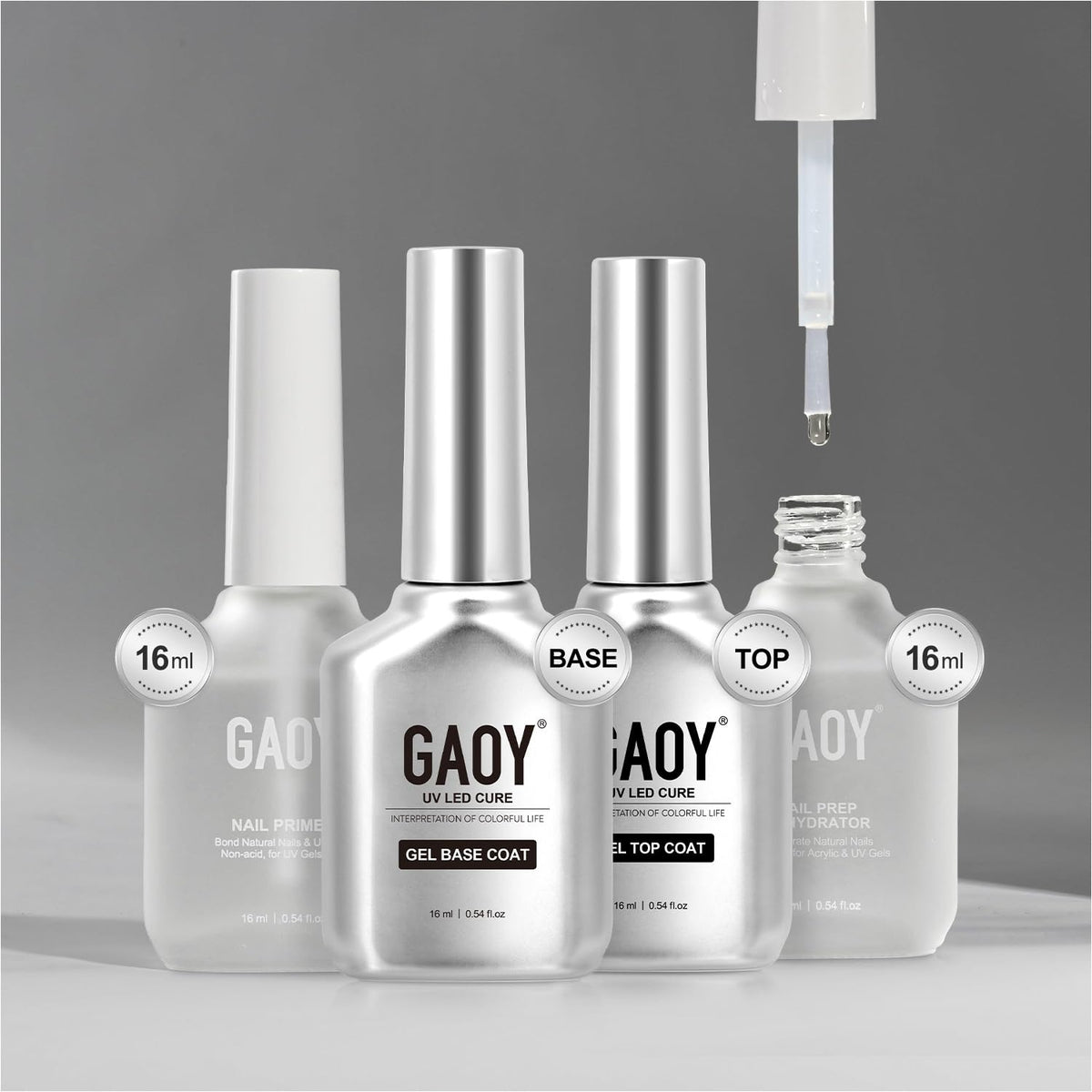GAOY déshydratant ongles et apprêt 16ml, préparation idéale pour gel
