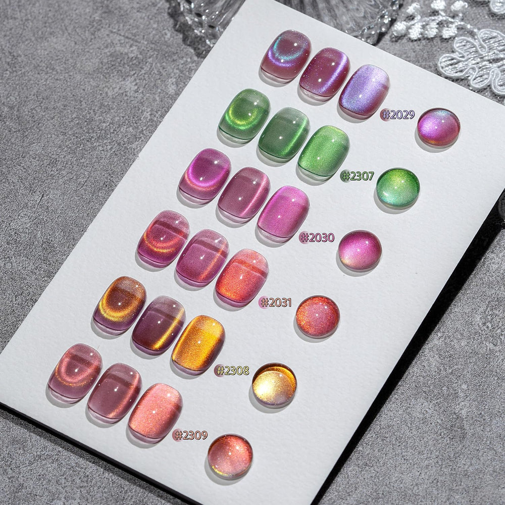 GAOY paillettes et glitter arc‑en‑ciel pour un look festif sur ongles