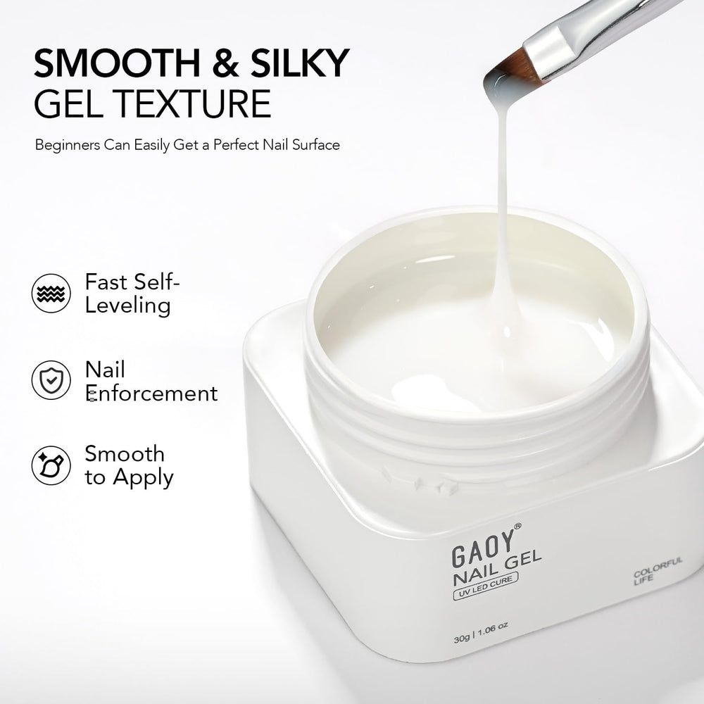 GAOY echantillon ongles base coloree pour vernis durable.