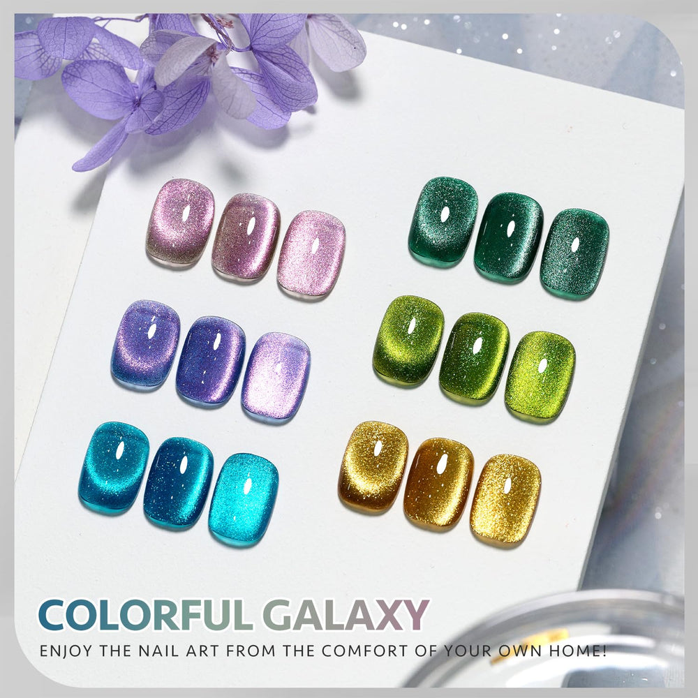 GAOY ensemble vernis gel 6 couleurs pour varier vos looks.
