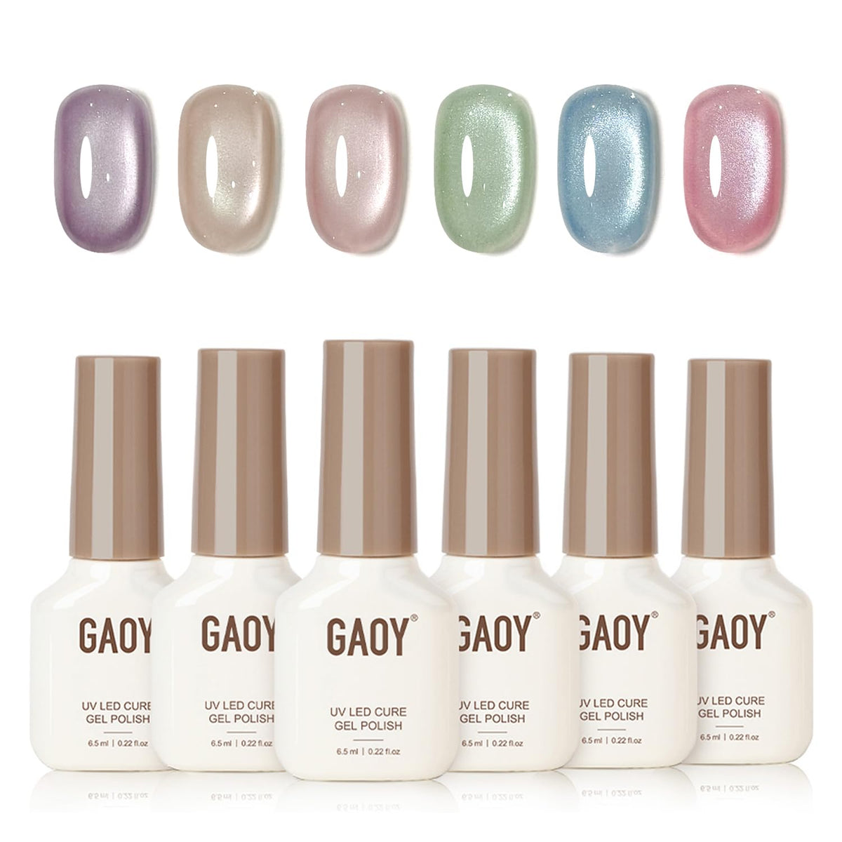 GAOY ensemble vernis gel été, manucure lumineuse prête pour les vacances.