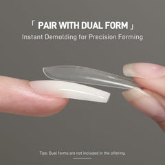 GAOY extensions ongles milky blanc, résultats uniformes et solides à domicile.