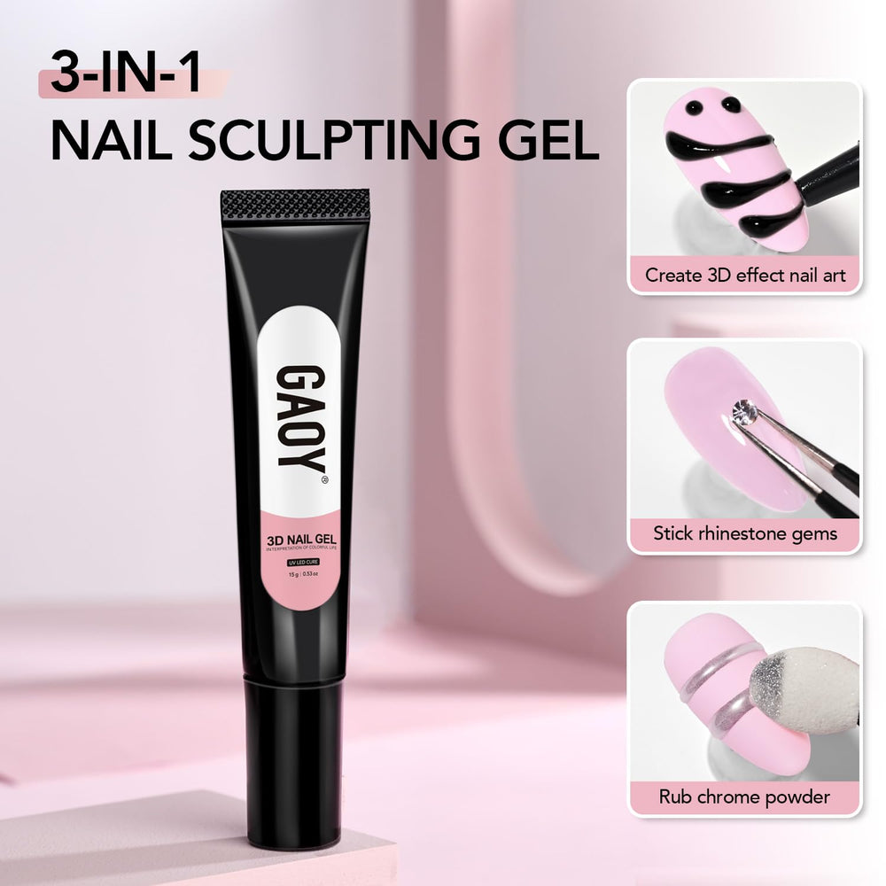 GAOY gel 3D cure UV 60 secondes, durcissement rapide