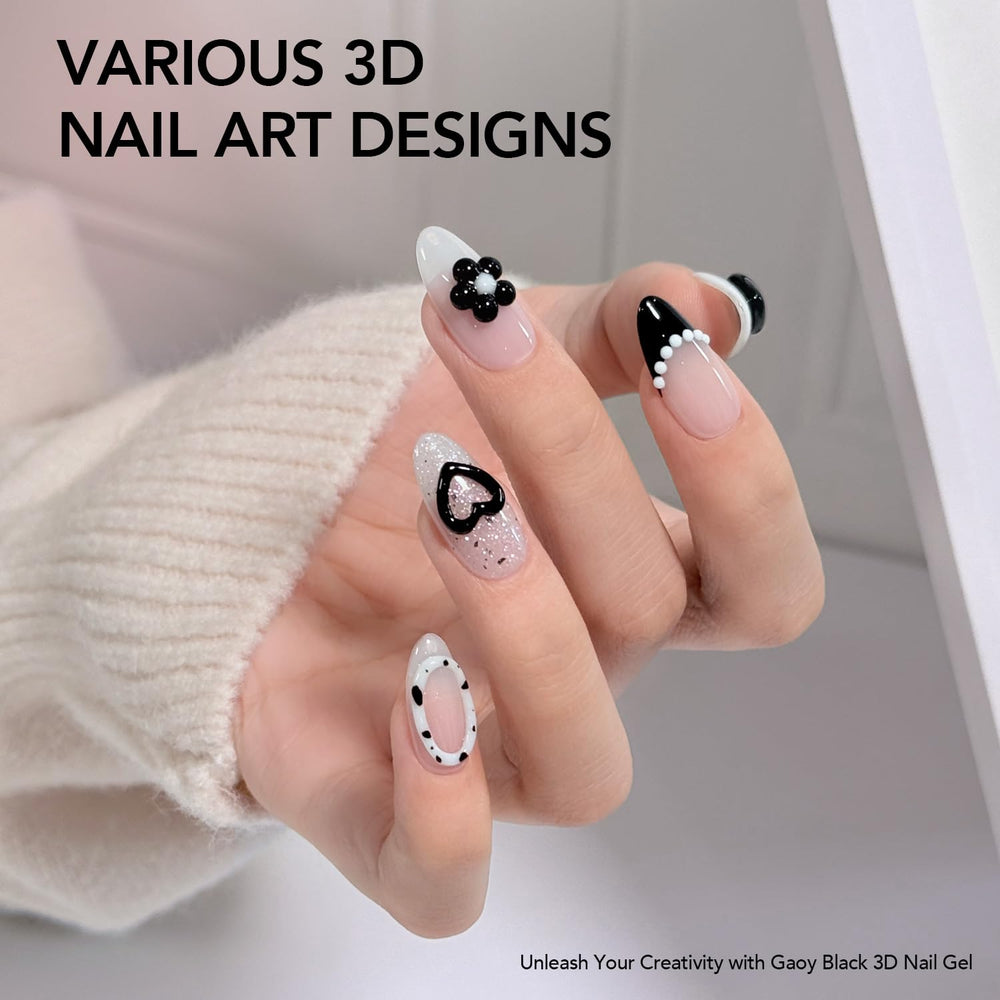 GAOY gel 3D deco pierres scintillantes, fixation des décorations