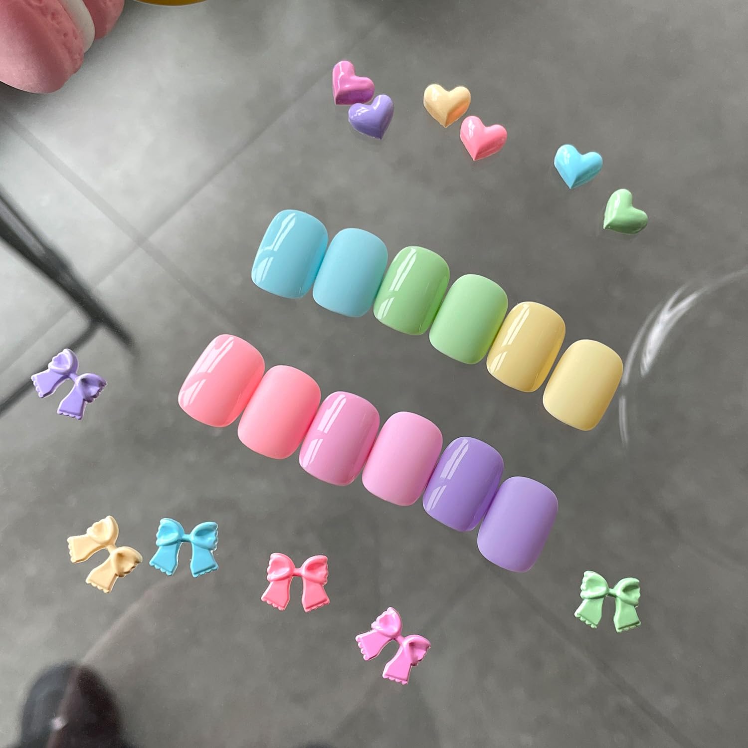 GAOY Gel Pastel Manucure Finie : rendu élégant sur ongles parfaitement préparés.