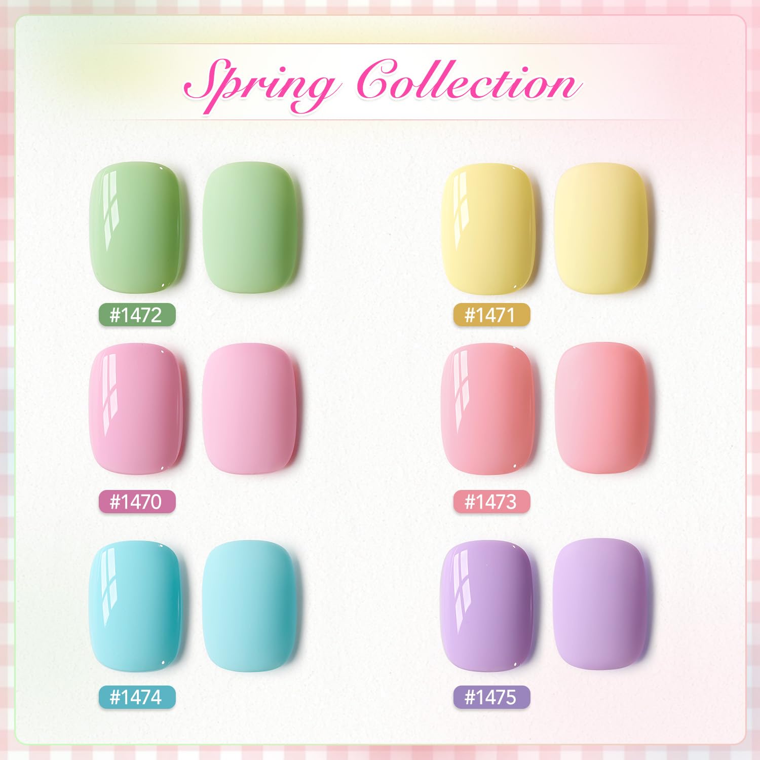 GAOY Gel Pastel Vert : flacon vert, couleur vive pour une manucure éclatante.