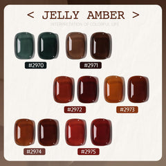 GAOY Jelly échantillon rouge transparent montre une teinte légère et modulable.
