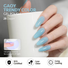 GAOY Jelly Gel Base protectrice – prépare l’ongle et prolonge la tenue.