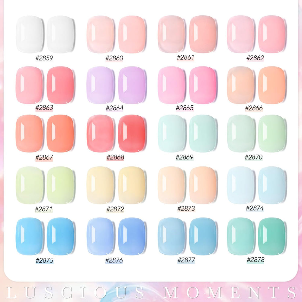 GAOY Jelly Gel Kit – solution mani maison polyvalente et pratique.