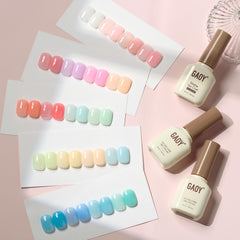 GAOY Jelly Gel Top mat – fini velouté pour un look hivernal chic.