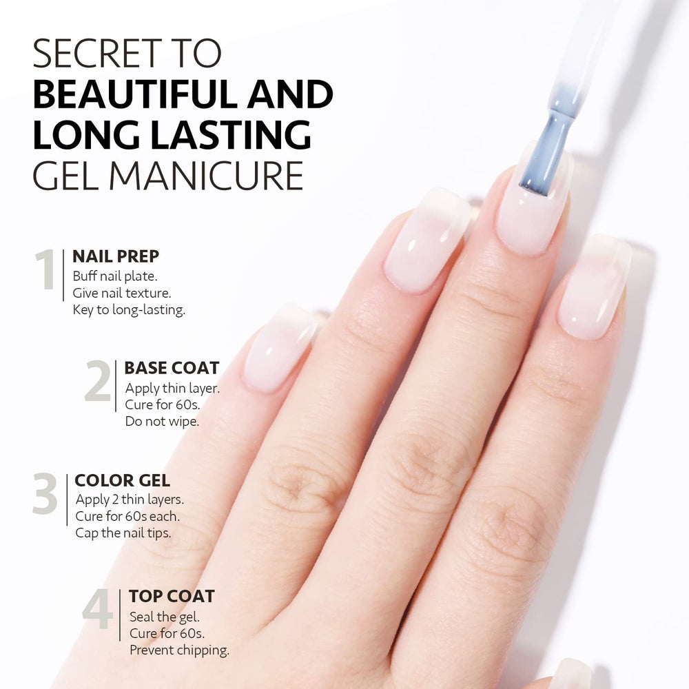 GAOY Jelly Nude: fini brillant jelly pour un effet vernis soyeux