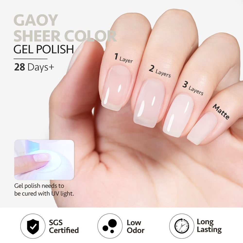 GAOY Jelly Nude: formulation sans toxiques pour une expérience plus légère