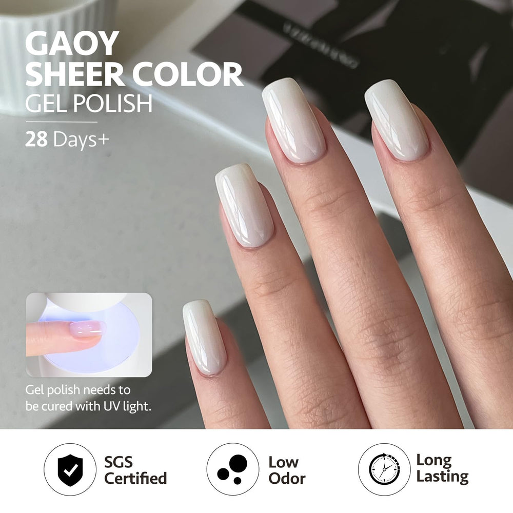 GAOY Jelly: formule sans toxiques et odeur réduite.
