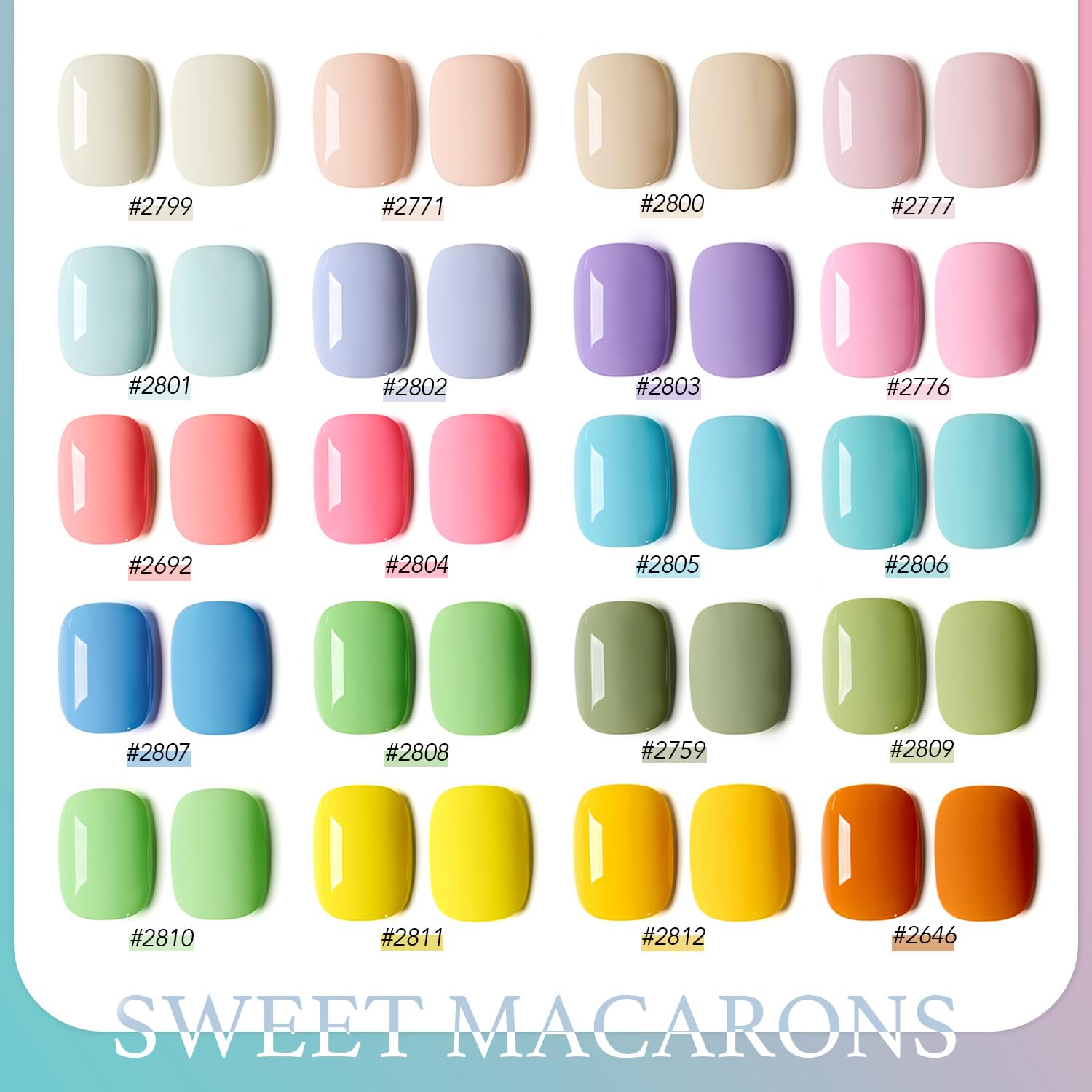 GAOY kit accessoires et base, couleurs brillantes et mates